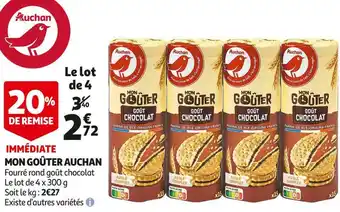 Auchan Auchan mon goûter offre