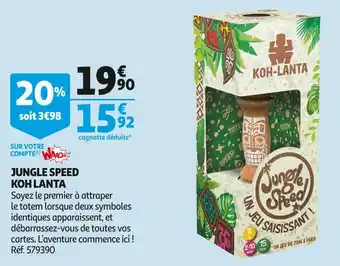 Auchan Jungle speed koh lanta offre