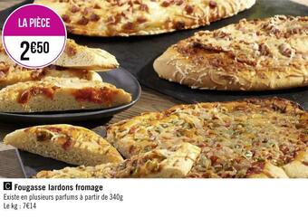 Géant Casino Fougasse lardons fromage offre