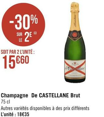 Géant Casino De castellane champagne brut offre