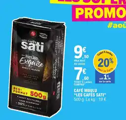 E.Leclerc Express LES CAFÉS SATI offre