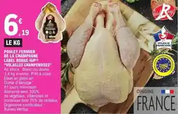 E.Leclerc Express Label Rouge Poulet fermier de la Champagne offre