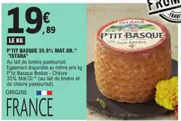 E.Leclerc Express ISTARA P'TIT BASQUE offre