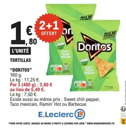 E.Leclerc Doritos Tortillas offre