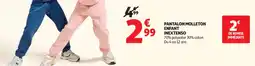 Auchan Inextenso pantalon molleton enfant offre