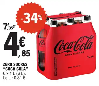Coca-Cola Zéro Sucres