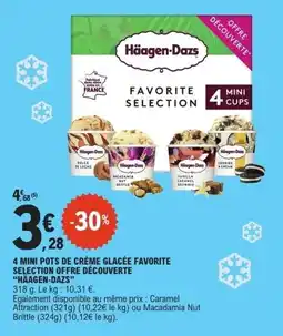 E.Leclerc Express Häagen-Dazs Crème glacée offre