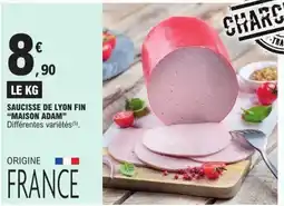 E.Leclerc MAISON ADAM Saucisse de Lyon fin offre