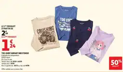 Auchan INEXTENSO TEE-SHIRT ENFANT offre