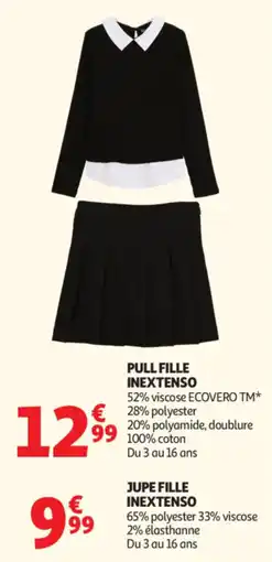Auchan INEXTENSO PULL FILLE offre