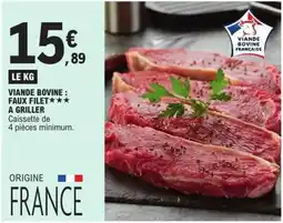 E.Leclerc Viande Bovine : Faux Filet offre