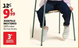 Auchan Inextenso jean fille offre