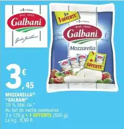 E.Leclerc Express Galbani Mozzarella offre