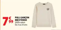 Auchan Inextenso pull garçon offre