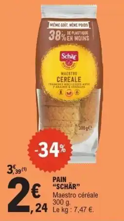 E.Leclerc Express Schär Maestro céréale offre