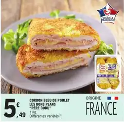 E.Leclerc Père Dodu Cordon bleu de poulet offre