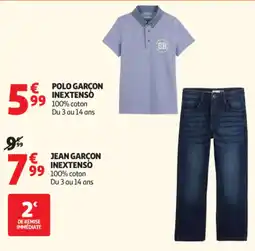 Auchan INEXTENSÔ POLO GARÇON offre