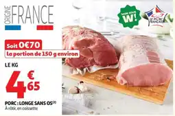Auchan LE PORC FRANÇAIS offre