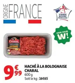 Auchan CHARAL HACHÉ À LA BOLOGNAISE offre