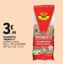 E.Leclerc Express menguy's Cacahuètes offre