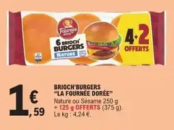 E.Leclerc Express LA FOURNÉE DORÉE BRIOC'H'BURGERS offre
