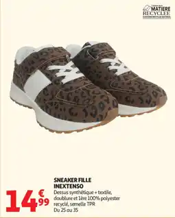 Auchan INEXTENSO SNEAKER FILLE offre