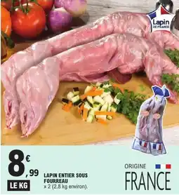 E.Leclerc Lapin de France Lapin entier sous fourreau offre