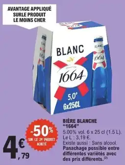 E.Leclerc Express 1664 Bière blanche offre