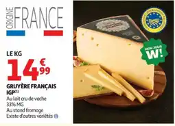 Auchan Gruyère Français offre