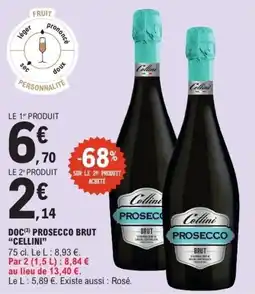 E.Leclerc Express Cellini Doc prosecco nrut offre
