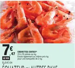 E.Leclerc CREVETTES CUITES offre