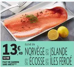 E.Leclerc FILET DE SAUMON SANS ARÊTE offre