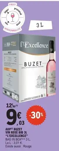 E.Leclerc Express l'Excellence VIN ROSÉ offre