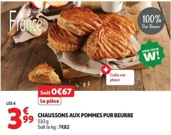 CHAUSSONS AUX POMMES PUR BEURRE