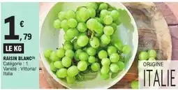 E.Leclerc RAISIN BLANC offre