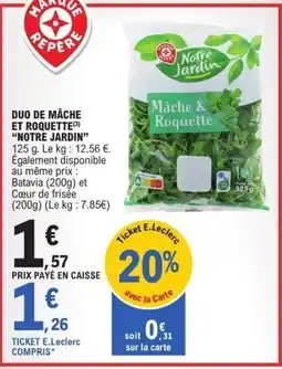 E.Leclerc Notre Jardin Mâche & Roquette offre