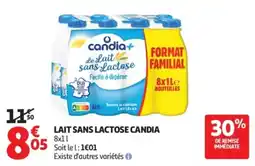 Auchan CANDIA LAIT SANS LACTOSE offre
