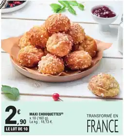 E.Leclerc MAXI CHOUQUETTES offre