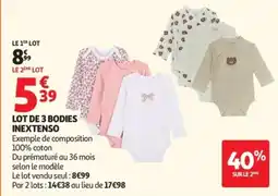 Auchan INEXTENSO Bodies offre