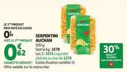 Auchan Auchan Serpentini offre