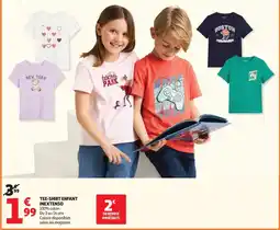 Auchan INEXTENSO TEE-SHIRT ENFANT offre