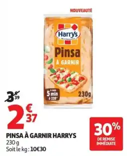 Auchan Harrys Pinsa à garnir offre