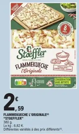 E.Leclerc STOEFFLER FLAMMEKUECHE L'ORIGINALE offre