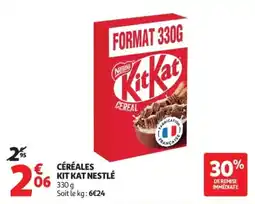Auchan Kit Kat Céréales offre