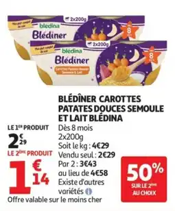 Auchan Blédina Blédiner offre