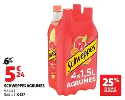 Auchan Schweppes Agrumes offre