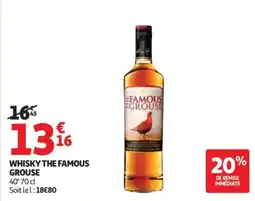 Auchan THE FAMOUS GROUSE WHISKY offre