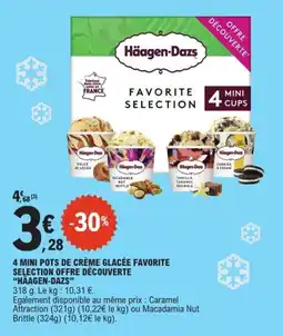 E.Leclerc Häagen-Dazs Crème glacée offre