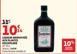Auchan Hochfelder Liqueur aromatisée aux plantes offre