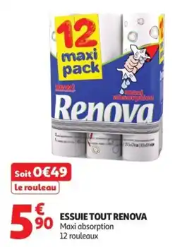 Auchan Renova Essuie tout offre